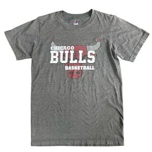 Majestic Chicago Bulls Basketball graphic Tee Shirt